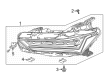 Diagram for Acura TLX Headlight - 33100-TGZ-A02