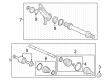 Diagram for 2024 Acura MDX CV Joint - 44310-TYB-305