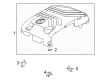 Diagram for Acura Engine Cover - 17121-6S9-A01