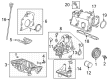 Diagram for Acura MDX Dipstick - 15650-6S9-A00
