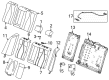 Diagram for 2023 Acura TLX Seat Cover - 82121-TGV-A41ZH