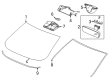 Diagram for Acura Windshield - 73111-TGV-C01