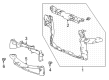 Diagram for Acura Radiator Support - 60400-TYB-A00