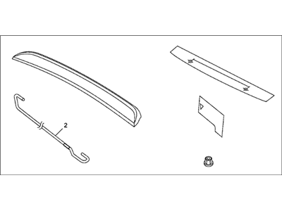 Acura TL Spoiler - 08F10-SEP-211