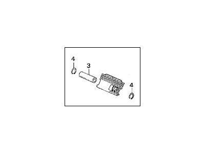 Acura TL Pistons - 13010-RJA-000