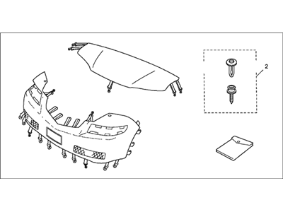 08P35-SEP-200 Acura Nose Mask (Full) Illustration 1 of 1