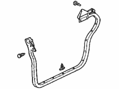 1998 Acura TL Weather Strip - 72810-SW5-003