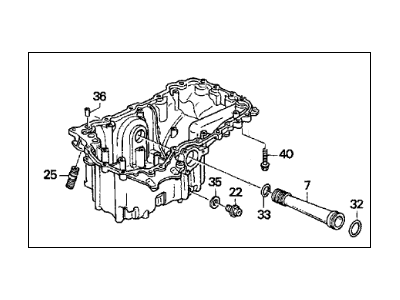 Acura Legend Oil Pan - 11200-PY3-000