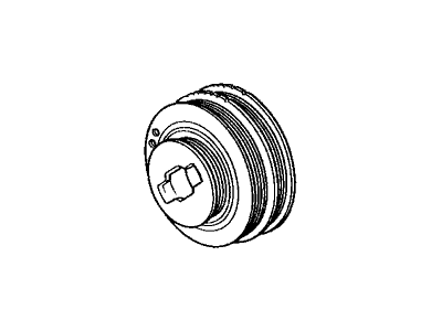 1998 Acura TL Harmonic Balancer - 13810-P1R-003