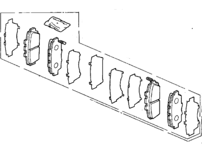 Acura RL Brake Pad Set - 45022-SM5-525
