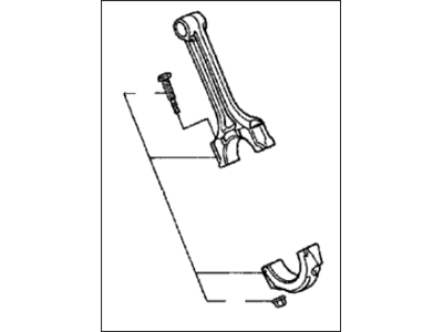 1998 Acura TL Connecting Rod - 13210-PY3-000