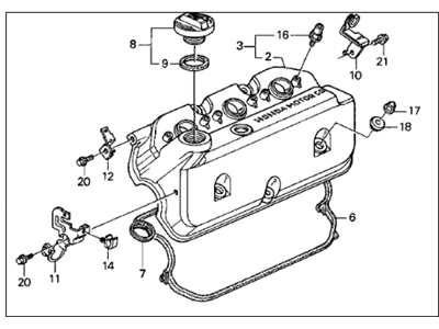 Acura 12030-PY3-000 Engine Valve Cover Gasket Set