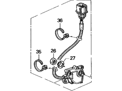 1998 Acura TL Neutral Safety Switch - 28900-P5H-003