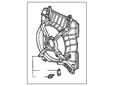 Acura TL Fan Shroud - 19015-P5G-A01
