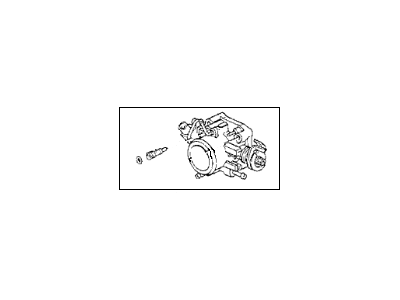 1996 Acura TL Throttle Body - 16400-PV1-A51