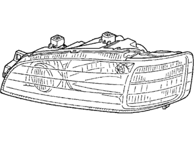 1996 Acura TL Headlight - 33101-SW5-A01