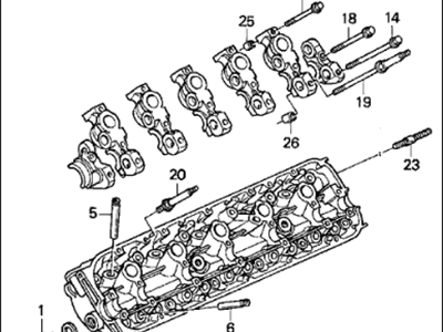 1995 Acura TL Cylinder Head - 12100-P1R-000