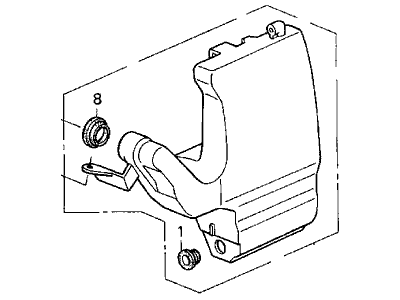 Acura TL Washer Reservoir - 76841-SZ5-A01