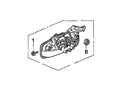 1995 Acura TL Door Handle - 72640-SW5-003ZC