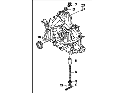 Acura Legend Oil Pump - 15100-P5G-004