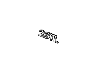 1996 Acura TL Emblem - 75722-SW5-A00