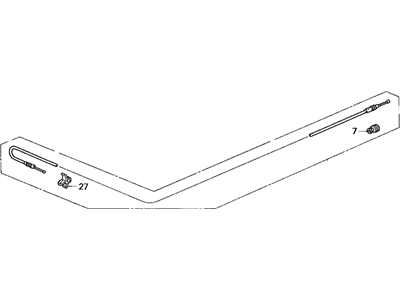 1996 Acura TL Hood Cable - 74130-SZ5-A00