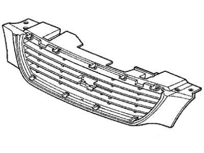 Acura 75101-SW5-A01ZH Front Grille (Pacific Blue Pearl)