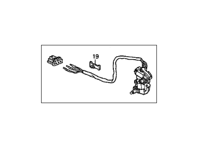 Acura 76215-SW5-A01 Actuator, Driver Side
