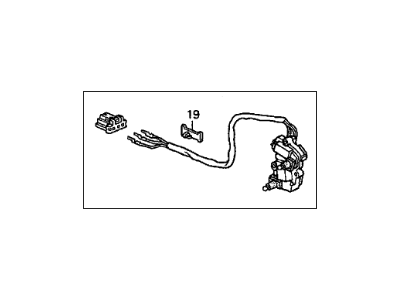 1997 Acura TL Mirror Actuator - 76215-SW5-A01