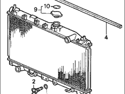 1997 Acura TL Radiator - 19010-P1R-901