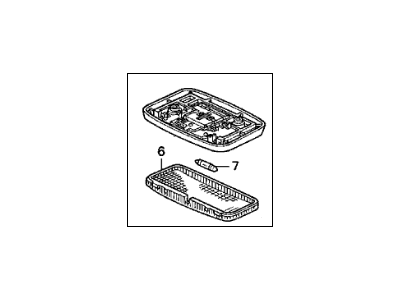 1996 Acura TL Interior Light Bulb - 34250-SM4-961ZM