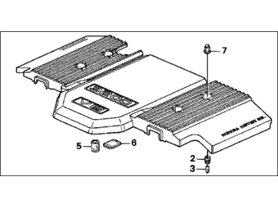 Acura 32120-P5G-A00 Engine Cover Assembly (Acura)