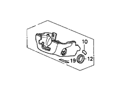 1998 Acura TL Steering Column Cover - 77360-SW5-A00ZA