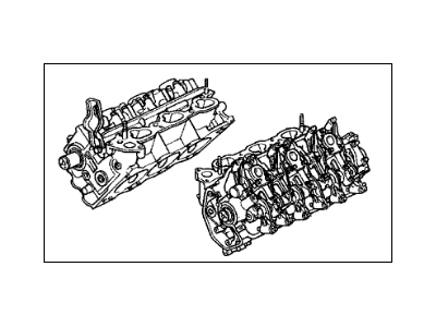 1997 Acura TL Cylinder Head - 10003-P5G-A01