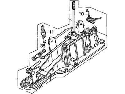 Acura 54200-SW5-A80 Control Bracket