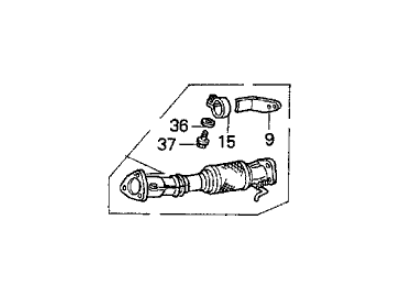 Acura TL Exhaust Pipe - 18210-SW5-A01