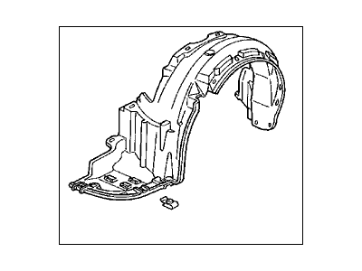 1996 Acura TL Wheelhouse - 74101-SW5-010