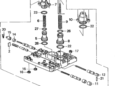 1997 Acura TL Valve Body - 27700-P5H-000