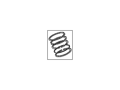 1997 Acura TL Piston Rings - 13011-P5G-004