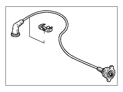 1996 Acura TL Spark Plug Wire - 32723-P1R-A00