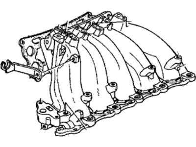 1995 Acura TL Intake Manifold - 17100-P1R-A00