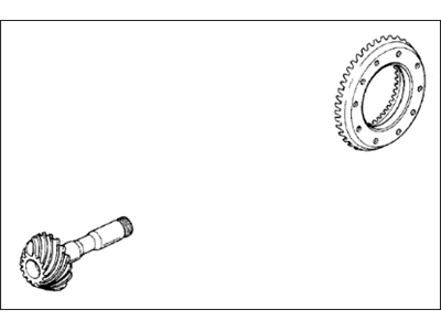 Acura 41220-PW8-000 Gear Set, Hypoid