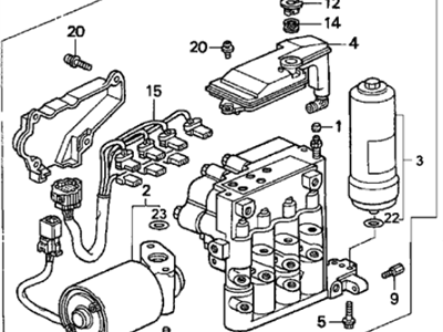 Acura 57110-SZ5-A01 Modulator Assembly