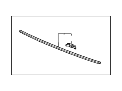 Acura 73151-SW5-A01 Molding, Front Windshield (Upper)