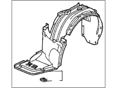 1996 Acura TL Wheelhouse - 74101-SZ5-000