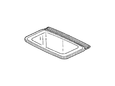 Acura 70200-SW5-A11 Sunroof Glass Window Roof Top Moonroof Assembly