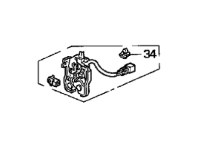 Acura TL Trunk Latch - 74851-SW5-A01