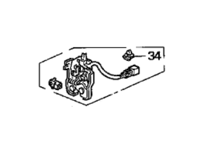 1998 Acura TL Door Lock - 74851-SW5-A01