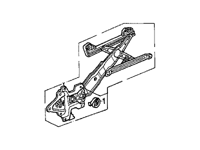 1995 Acura TL Window Regulator - 72711-SL9-003