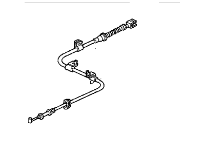 1997 Acura TL Parking Brake Cable - 47510-SW5-A52